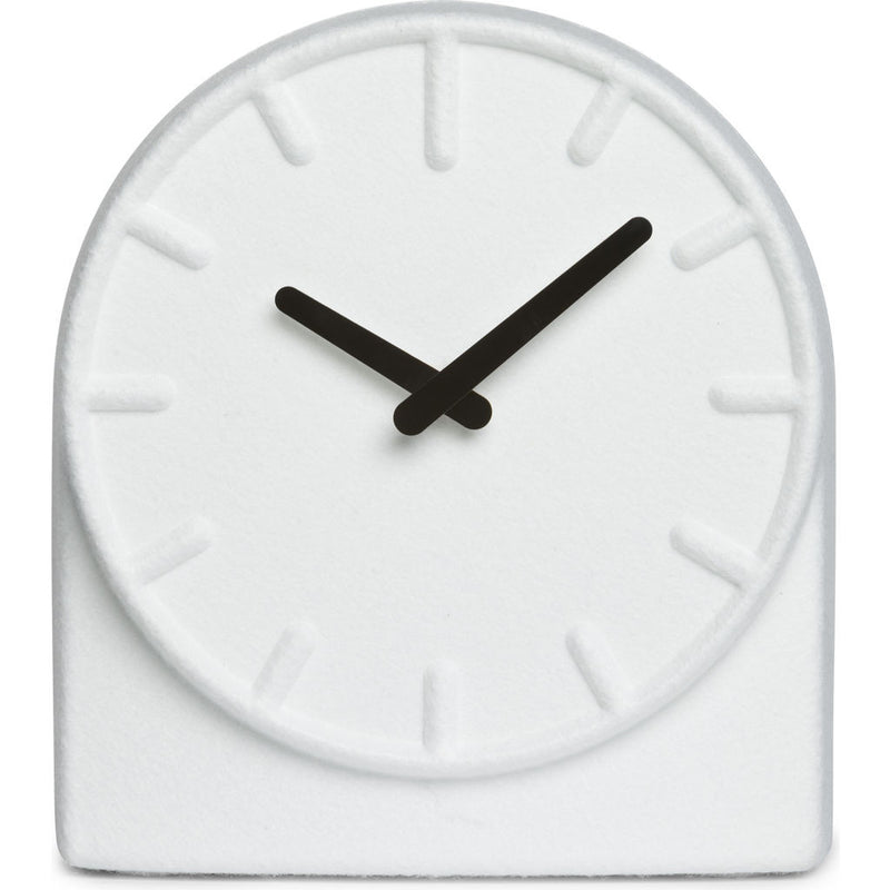 LEFF amsterdam Felt Table Clock | White/Black