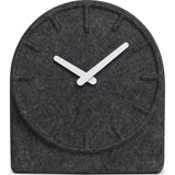 LEFF Amsterdam Felt Table Clock | Grey/White