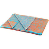 Zuzunaga Labyrinth Deep Throw Blanket | Cotton