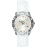 traser H3 Ladyline T7392 Ladytime Silver Women's Watch | Silicone Strap