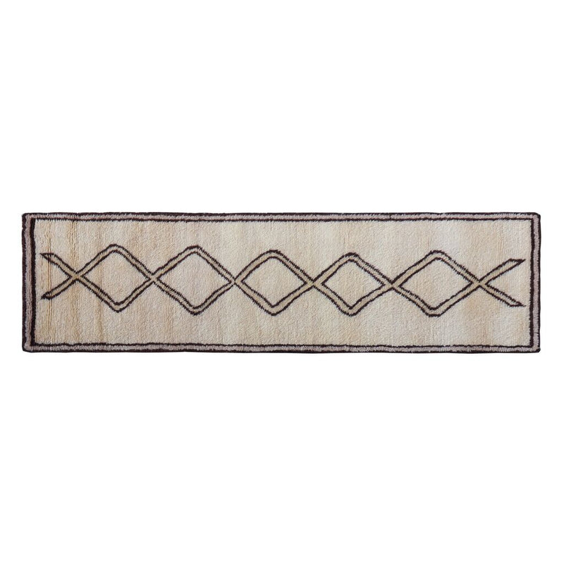 Revival Rugs Lais Hand-Knotted Rug | Walnut Brown/Sandstone