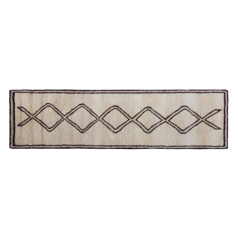 Revival Rugs Lais Hand-Knotted Rug | Walnut Brown/Sandstone