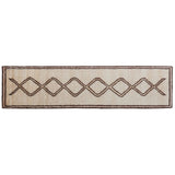 Revival Rugs Lais Hand-Knotted Rug | Walnut Brown/Sandstone