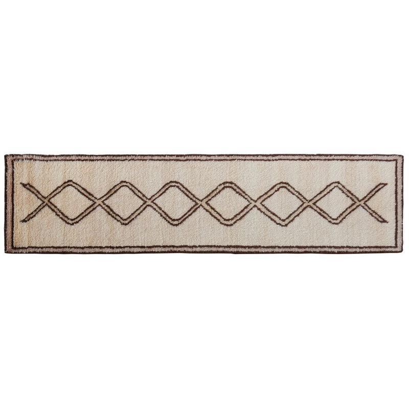 Revival Rugs Lais Hand-Knotted Rug | Walnut Brown/Sandstone