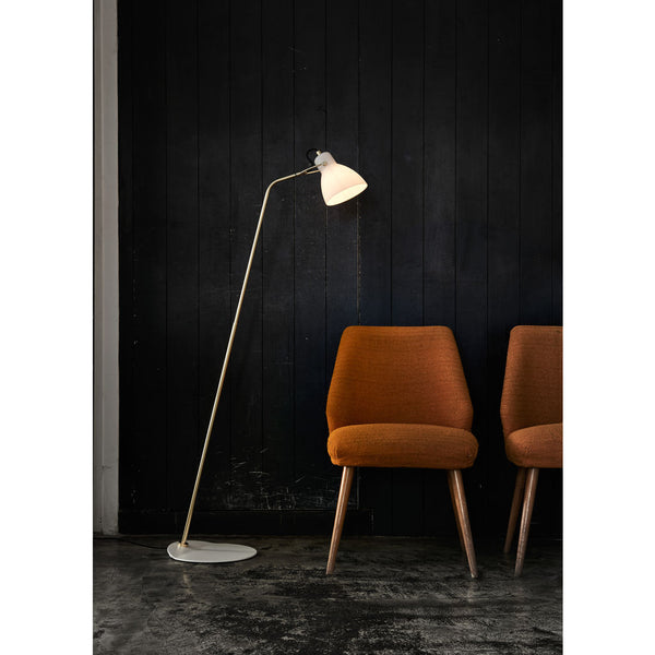 Seed Design Laito Opal Floor Lamp | Opal/Brass