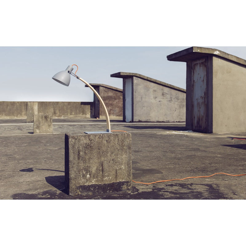 Seed Design Laito Wood Table Lamp | Dark Gray SQ-893DWR-DGY