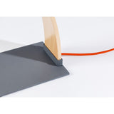 Seed Design Laito Wood Table Lamp | Dark Gray SQ-893DWR-DGY