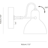 Seed Design Laito Wall Lamp | Chrome