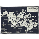 Faribault Lake Minnetonka Map Throw | Wool