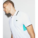 Lacoste Men's Ultra Dry Polo | White/Armour-Papeete-Ment Dh9476_Emh L