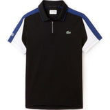 Lacoste Men's Ultra Dry Pique Polo | White/Black-Armour-Papeet Dh9480_Ee5 S