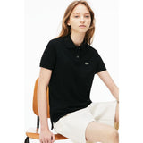 Lacoste Classic Fit Cotton Pique Women's Polo Shirt | Black