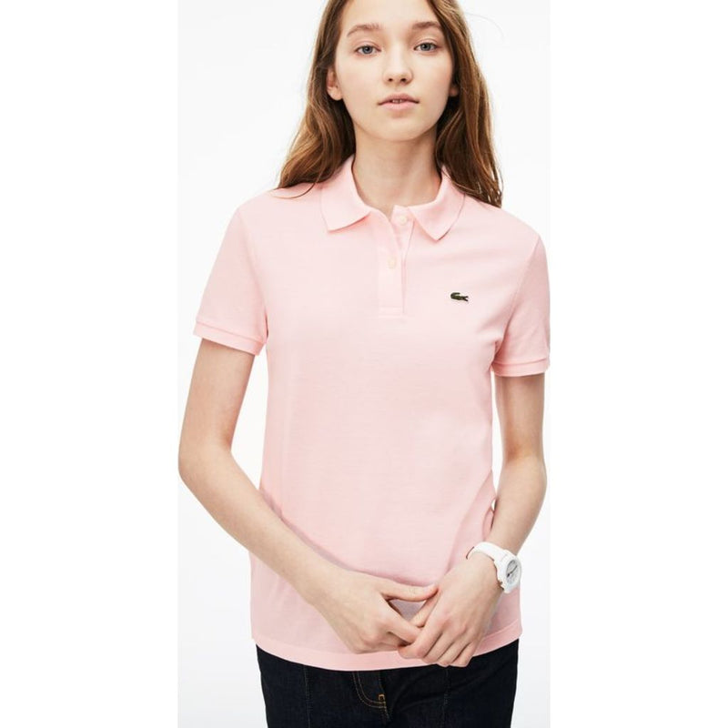 Lacoste Classic Fit Cotton Pique Women's Polo Shirt | Flamingo Pink