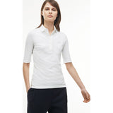 Lacoste Slim Fit Women's Polo Shirt | White