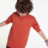 Lacoste Boy's Sport Oversized Croc Fleece Tennis Sweatshirt