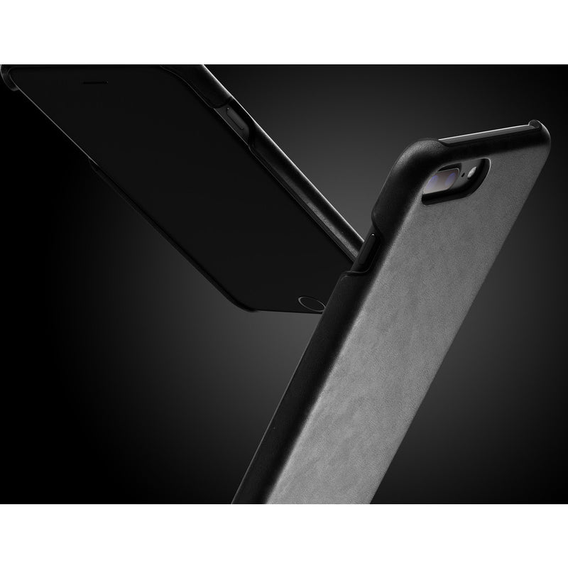 Mujjo Leather Case for iPhone 7 Plus | Black MUJJO-CS-024-BK