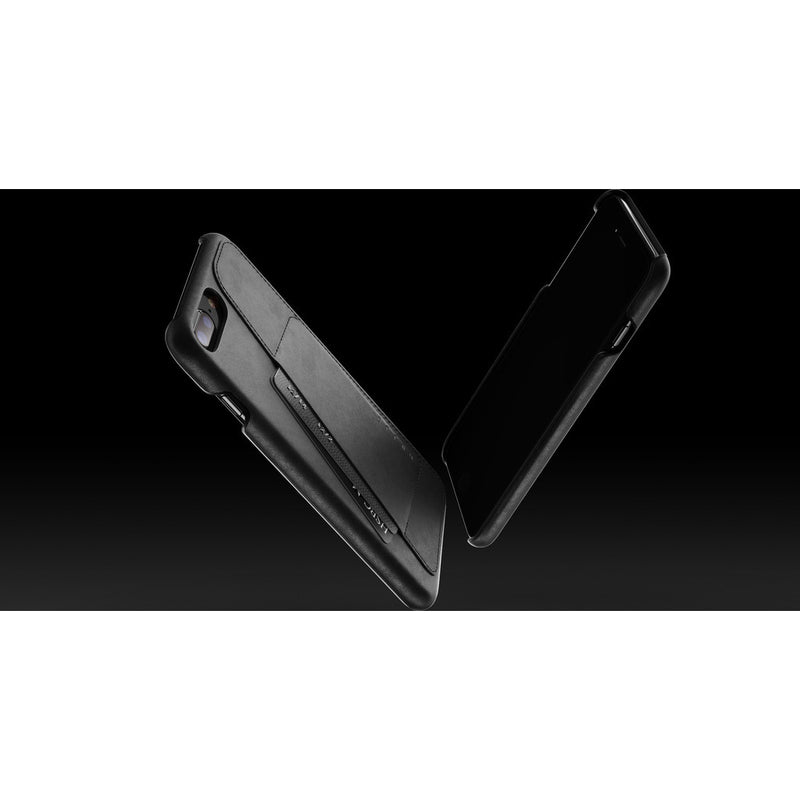 Mujjo Leather Wallet Case for iPhone 7 Plus | Black MUJJO-CS-021-BK