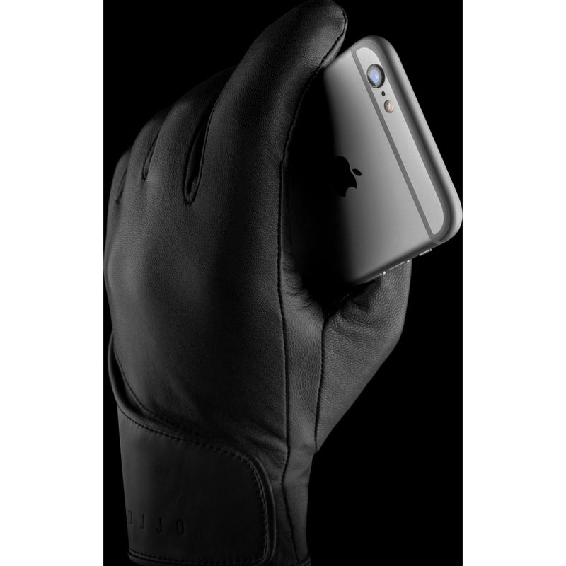 Mujjo Leather Touchscreen Gloves | Black Size 9 MUJJO-GLLT-016-92