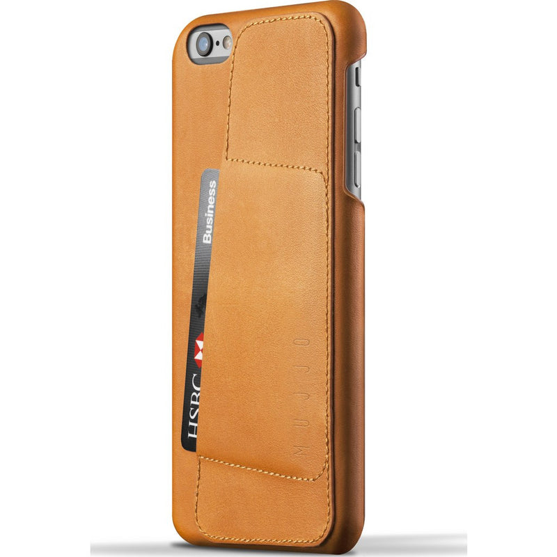 Mujjo Leather Wallet Case 80° for iPhone 6(s) Plus | Tan MUJJO-SL-084-TN
