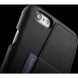 Mujjo Leather Wallet Case 80° for iPhone 6(s) Plus | Black MUJJO-SL-084-BK