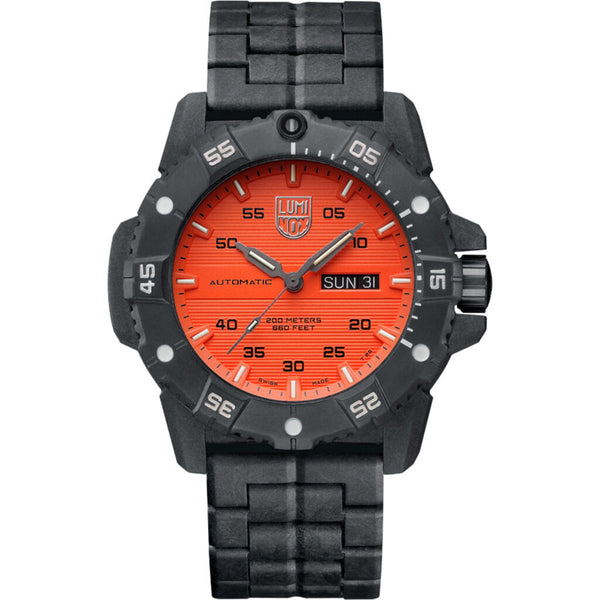 Luminox Master Carbon Seal Automatic Limited Edition Watch XS.3869 | Black/Orange