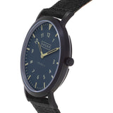 Shore Projects Morecambe Wtach with Classic Strap | Black / Charcoal S036B