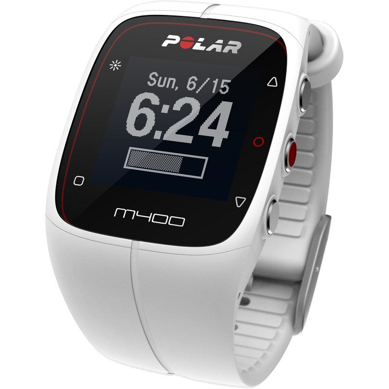 Polar M400 GPS Activity Tracker Watch HR | White