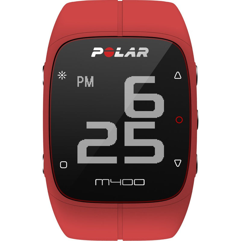 Polar M400 GPS Activity Tracker Watch HR Bundle Red 90061175 – Sportique