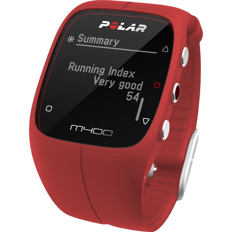 Polar M400 HR GPS Activity Tracker Watch | Red 90061175 