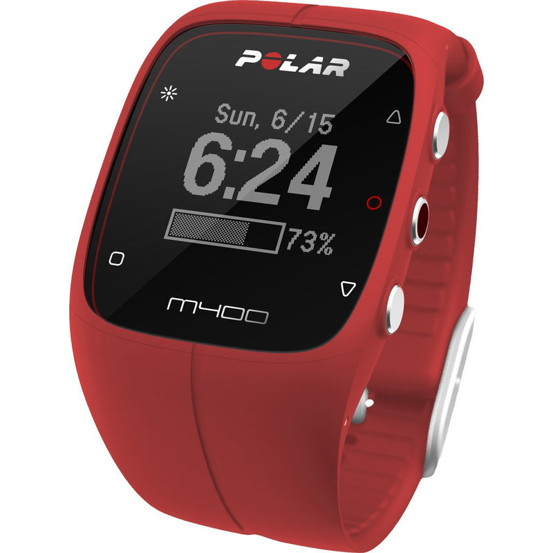 Polar M400 GPS Activity Tracker Watch HR Bundle | Red