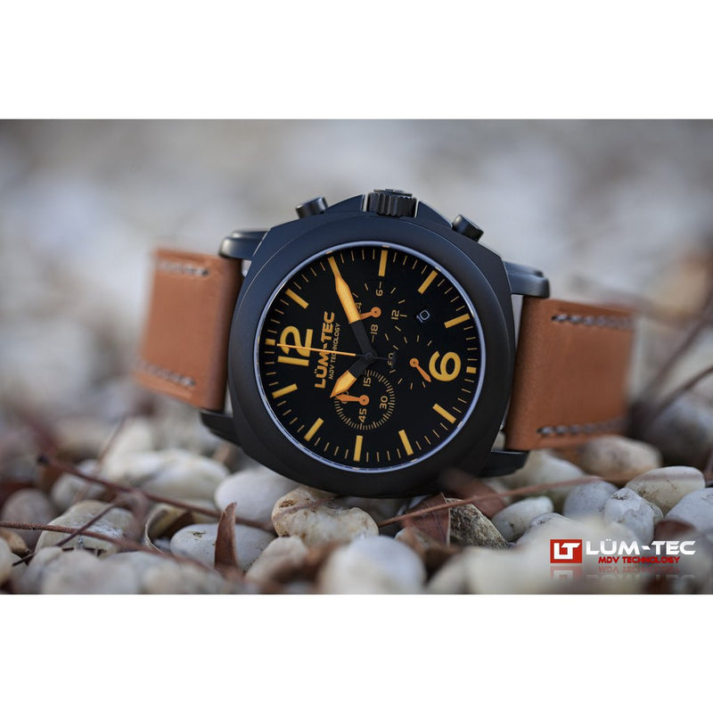 Lum-Tec M73 Watch | Leather Strap