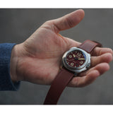 Lum-Tec M77 Titanium Watch | Leather Strap