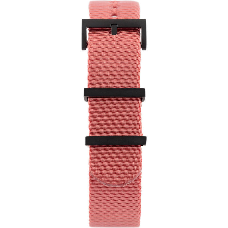 Minus-8 Anza Washed Red Nylon Watch Strap | Black Hardware P024-017-Strap-R