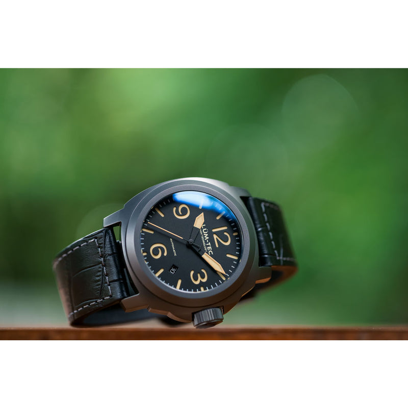 Lum-Tec M80 Automatic Watch-Leather Strap