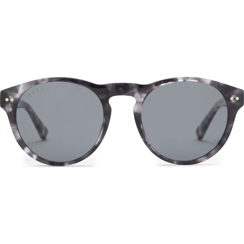 DIFF Eyewear Cody Sunglasses | Black Marble + Grey Polarized