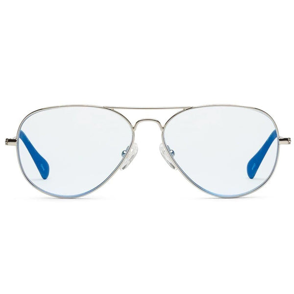 Caddis Mabuhay Sunglass Rx Readers | Chrome/Light Blue