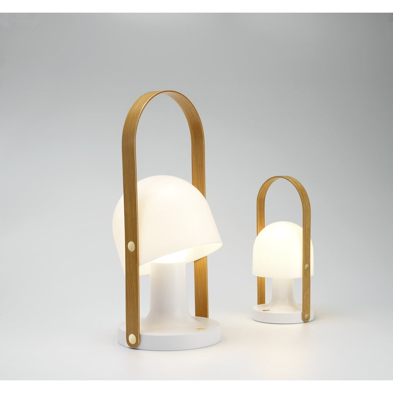 Marset FollowMe Plus Table Lamp | White/Oak