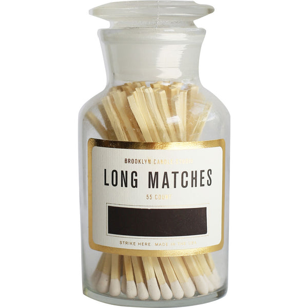 Brooklyn Candle Studio Apothecary Match Bottle | White