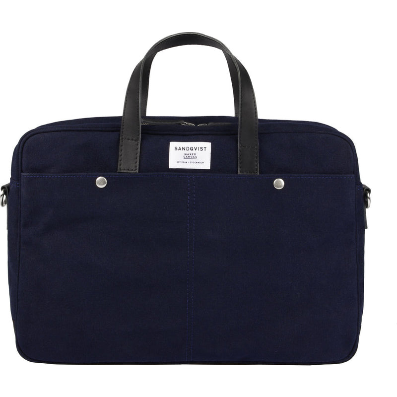 Sandqvist MATS Briefcase | Waxed Blue SQA750