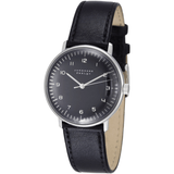 Junghans Max Bill Hand-Winding Watch | Black Calfskin 027/3702.00