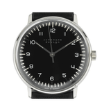 Junghans Max Bill Hand-Winding Watch | Black Calfskin 027/3702.00