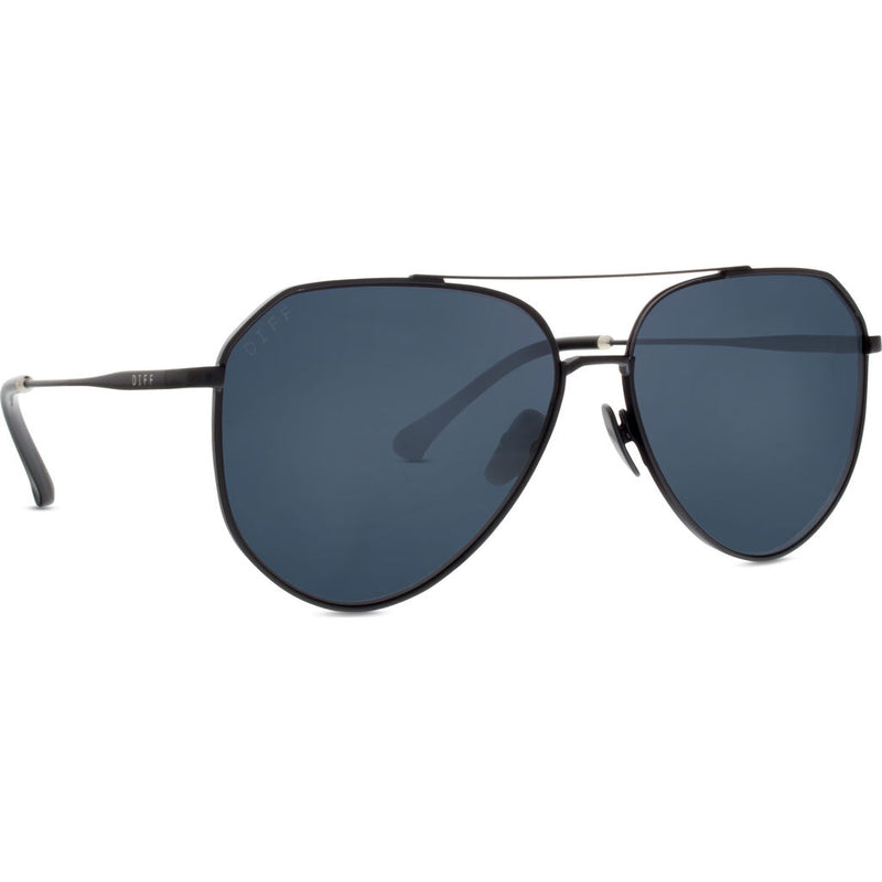 Diff Dash DIFF Eyewear Dash Sunglasses | Matte Black + Solid Grey + Polarized ...