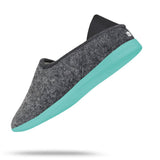 Mahabis Classic 2 Slippers | Dark Grey/ Green