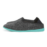 Mahabis Classic 2 Slippers | Dark Grey/ Green