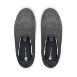 Mahabis Classic 2 Slippers | Dark Grey/ Green