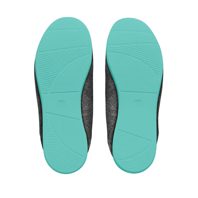 Mahabis Classic 2 Slippers | Dark Grey/ Green