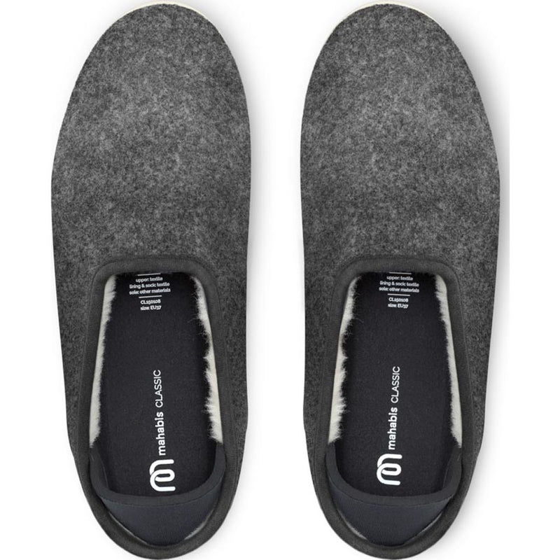 Mahabis Classic 2 Slippers | Dark Grey/Ivory