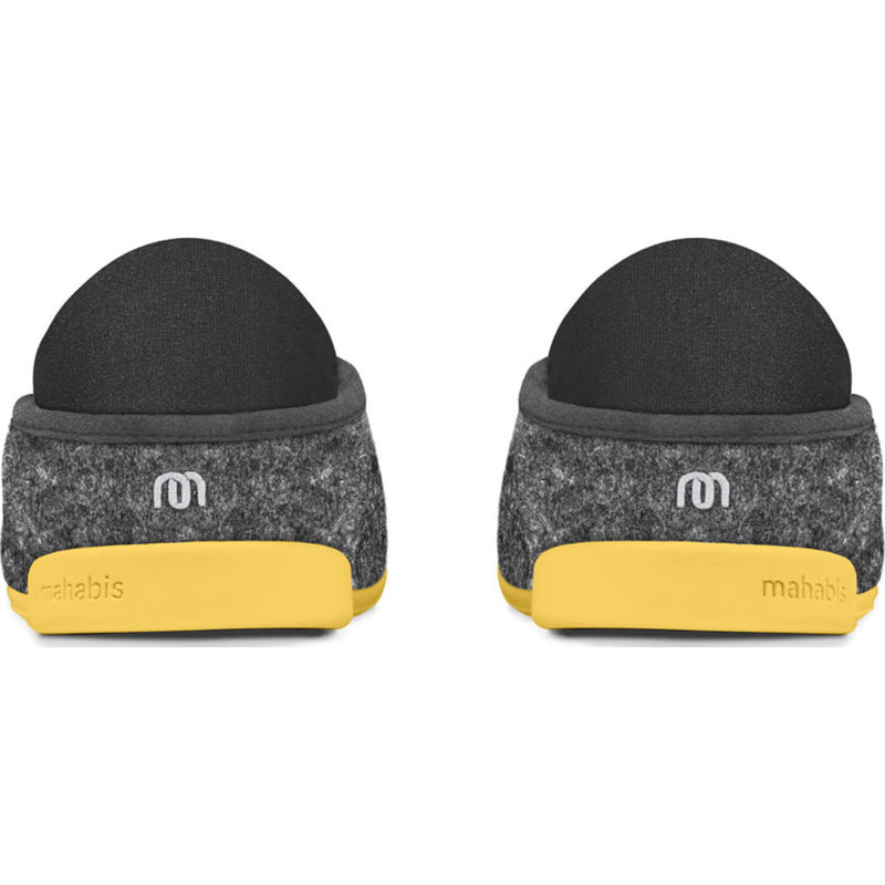 Mahabis Classic 2 Slippers | Dark Grey/Yellow