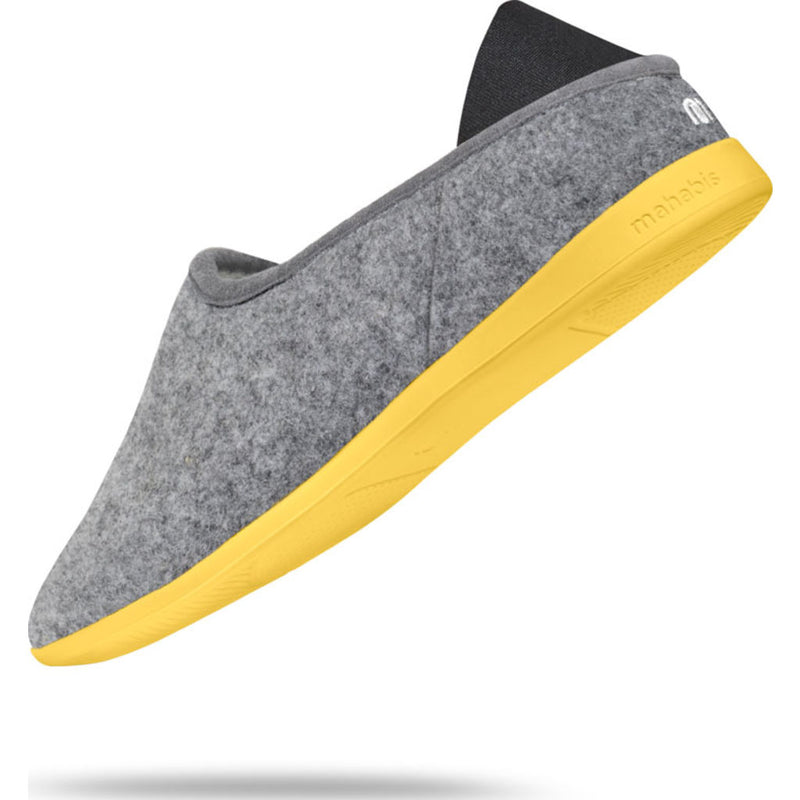 Mahabis Classic 2 Slippers | Larvik Light Grey/Skane Yellow