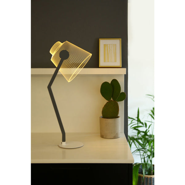 Studio Cheha Media LED Table Lamp | Iron/Birch Ch-Media